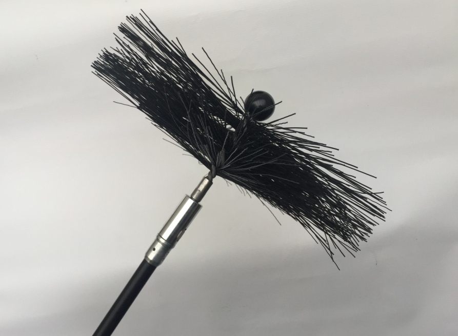 A rotary Mole brush used for chimney sweep essex